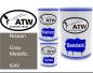 Preview: Nissan, Gray Metallic, KAV: 500ml Lackdose + 500ml Klarlack + 250ml Härter - Set, von ATW Autoteile West.